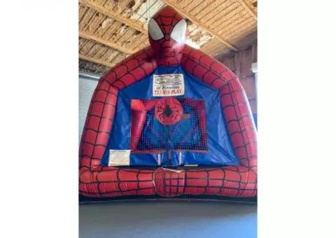 Spider-Man bounce house